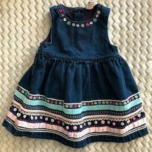 GAP Sleeveless Denim Dress Size 6-12M